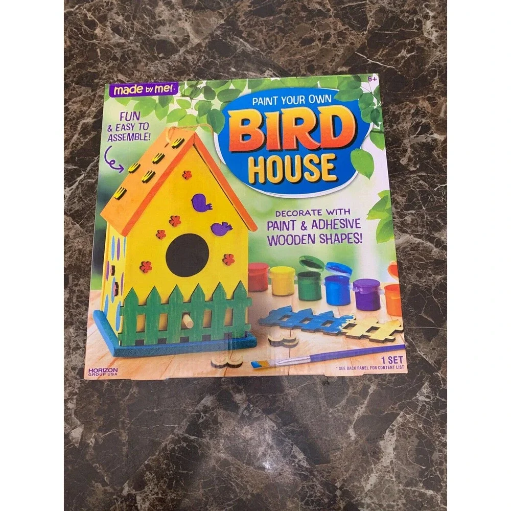 Paint Your Own Bird House Kids Toy